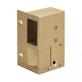 Gâche électrique en applique - à émission - bronze - 0 MÉTALUX