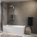 Paroi de baignoire - écran pivotant - Aurora 1 NOVELLINI