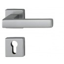 Paires de poignées sur rosaces carrées - clé I - Toulon inox HOPPE