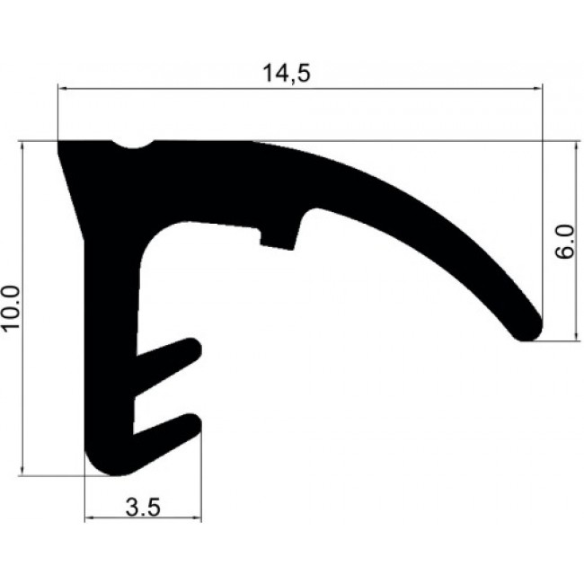 Joint D'étanchéité Pour Porte Coulissante - Rouleau 10 M - 5x10 Mm - Anti-poussière, Vent Et Bruit