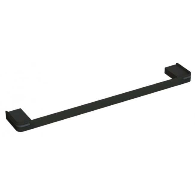 Porte-serviettes 1 barre - 550 mm - Aluminium - Alur -Noir ou Gris mat PELLET ASC