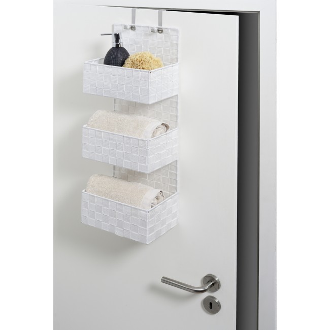 Organisateur D'Évier WENKO Fino - Surface Rangement Plastique Gris Extensible Jusqu'à 49,5 Cm