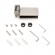 Charnière horizontale pour porte en verre 8-12 mm + garniture - 34 mm