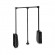 Penderie escamotable Hang Noire - charge 12 kg