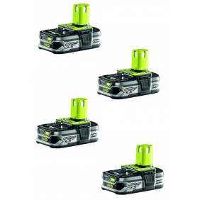 Lot de 4 batteries Lithium+ 18V ONE+™ - 2,5 Ah - RB18L25 RYOBI