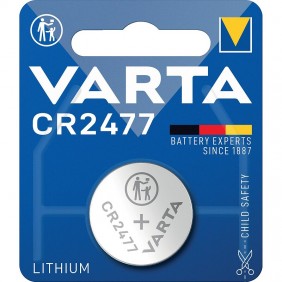 Pile bouton - CR2477 - 3V - Lithium VARTA