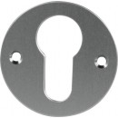 Rosace ronde clé I pour cylindre - aluminium argent JOURJON