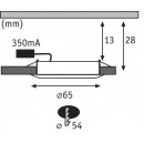 schéma-spot-led-2,5w-encastrable-paulmann-bricozor.jpg PAULMANN