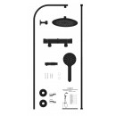 Colonne de douche - Chromé et noir - Matao Rain 7.jpg SCHÜTTE