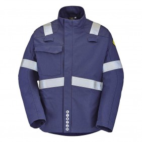 Blouson de travail - atex reflect 260 XP OVERO - bleu marine CEPOVETT SAFETY