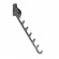 Porte cintres CHIC - fixation en applique - anthracite