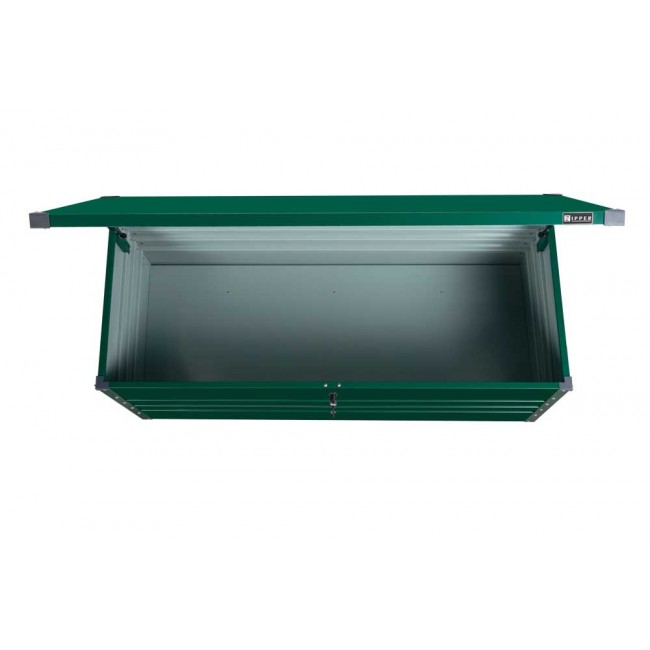 Coffre de rangement métallique - 1650 x 700 x 620 mm - vert - Bricozor 2.jpeg ZIPPER