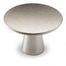 Bouton de meuble rond Issa - hauteur 27 mm - D 40 mm - par 4 HETTICH