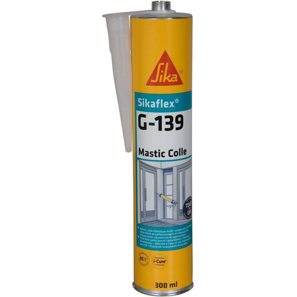 Mastic-colle polyuréthane multi-usages à prise rapide Sikaflex® G-139 ...