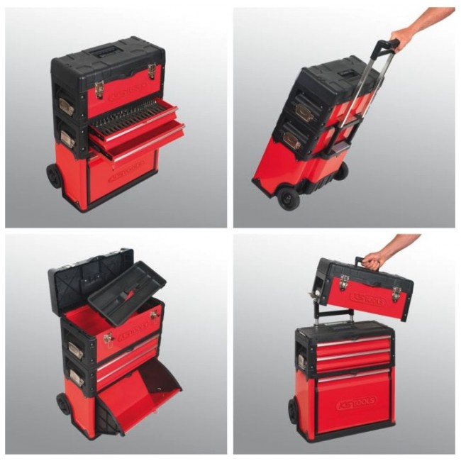 Servante d'atelier mobile - 77 outils - Bricozor 2 KS TOOLS