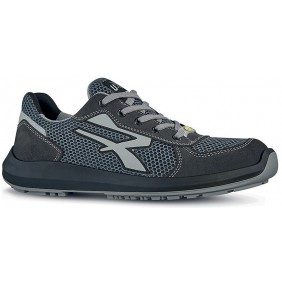 Chaussures de sécurité basses DRACO S1P SRC ESD - gris et bleu UPOWER