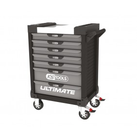 Servante d'atelier ULTIMATE® - 7 tiroirs - noire et grise KS TOOLS