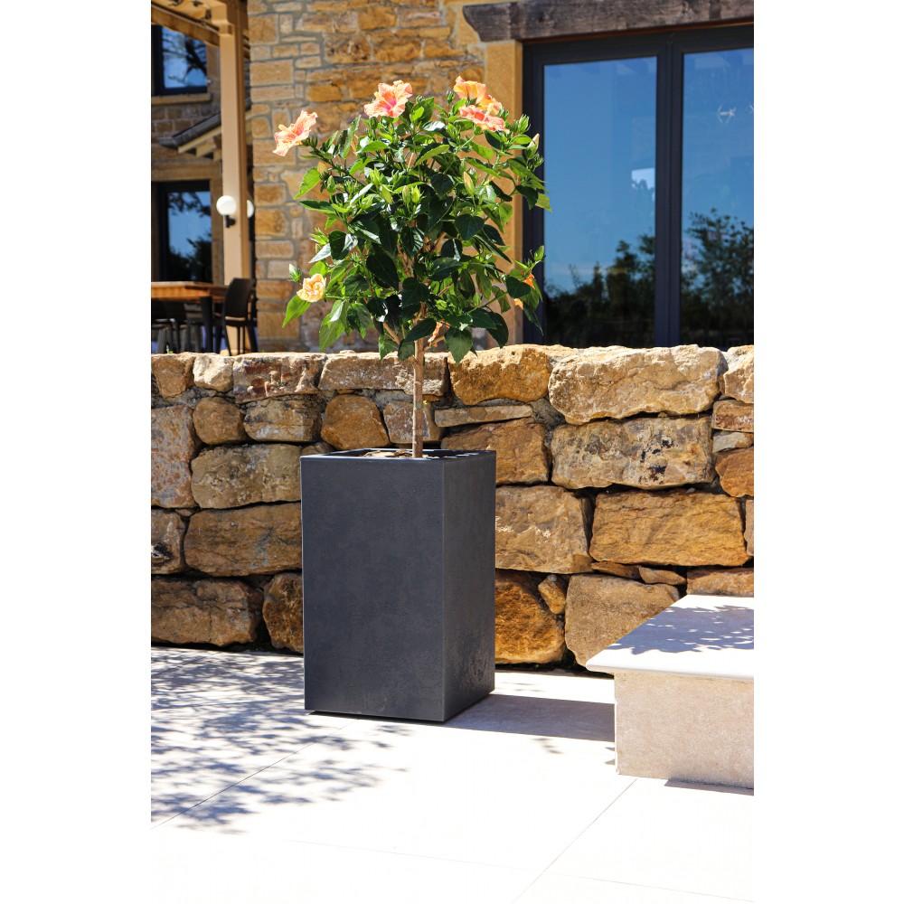 Eda Pot Basalt Up Rechthoek Antraciet 795 x 295 x 295 cm | De - Sfeervol genieten