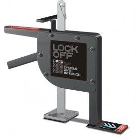 Système anti-intrusion breveté LockOff pour porte tirante Blackeyes