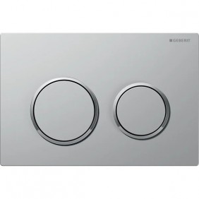 Plaque de commande WC double volume - boutons ovales - Omega20 GEBERIT