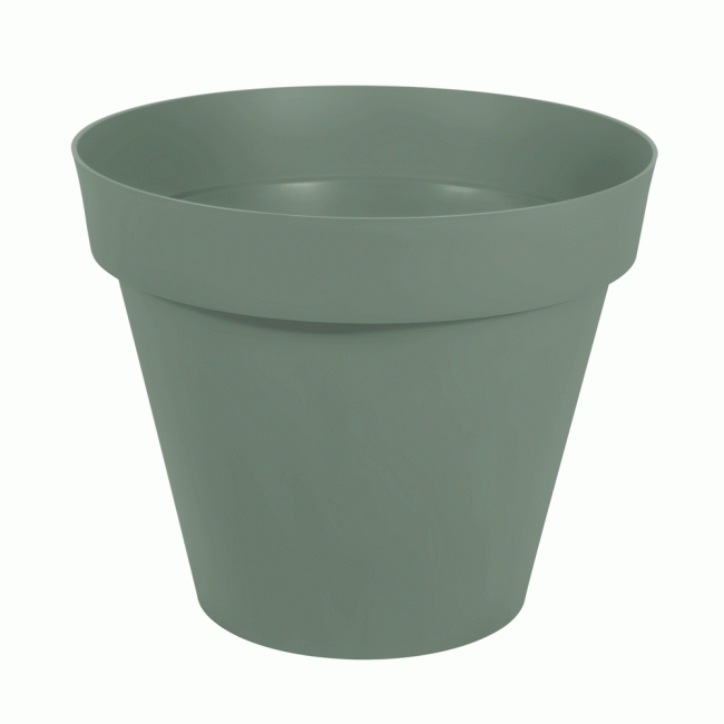 Pot rond vert laurier - diamètre 80 cm - 170 litres - Toscane 13623 - Bricozor.gif EDA PLASTIQUES