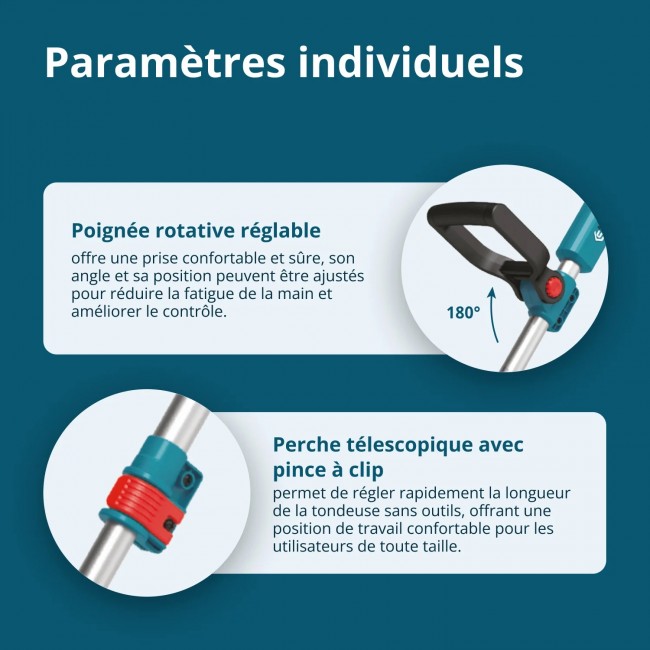Coupe-bordures à batterie 20V + manche télescopique - Solo - KS CST-20V - Bricozor 6.jpeg KONNER & SOHNEN