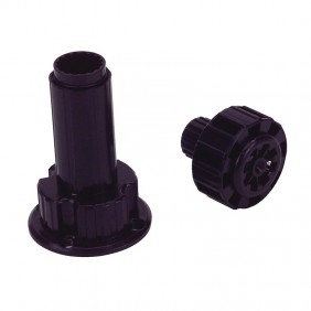 Pied réglable de meuble en ABS avec embase fixe 446 CAMAR