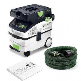 Aspirateur eau et poussières Cleantec CTM MIDI I - 1200W - classe M - cuve 15L FESTOOL
