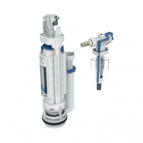 Mécanisme chasse d'eau complet double touche - alimentation latérale GEBERIT