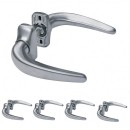 5 paires de poignées sur rosaces Horus pour portes alu - inox PVD FAPIM