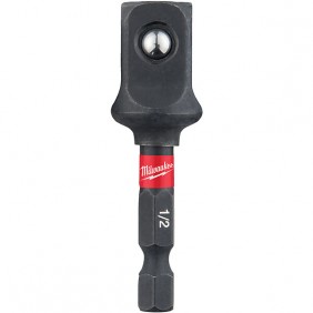 Adaptateur Shockwave hexagonal Impact Duty pour douilles 1/4" à 1/2" MILWAUKEE