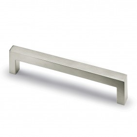 Poignée de meuble Anzio en inox brossé  - hauteur 32 mm HETTICH