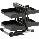 Kit chariot d'angle Tal Cor Flex Essentio anthracite - caisson 900 mm Vauth Sagel