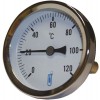 Thermomètre bimétallique à cadran - Ø 63 mm - plonge 40 mm - A45