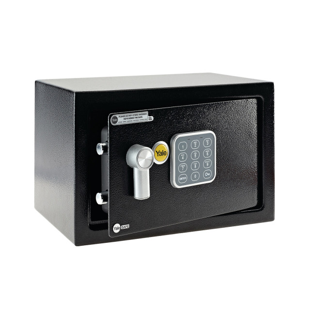 Coffre-fort électronique Yale Avec Alarme 130dB - 100 000 Combinaisons, Serrure Numérique - Idéal Pour Bijoux, Documents - Noir