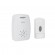 Sonnette sans fil portable avec bouton-poussoir IP44