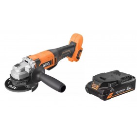 Meuleuse d'angle 18V - diamètre 125mm - Batterie 4Ah AEG Powertools