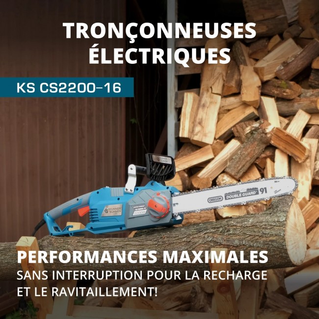Tronçonneuse électrique 2200W - 40 cm - KS CS2200-16 - Bricozor 1.jpeg KONNER & SOHNEN