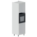 Caisson armoire hauteur 2100 mm profondeur 610 mm - blanc BRICOZOR