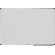 Tableau blanc magnétique UNITE - surface acier laqué - cadre aluminium