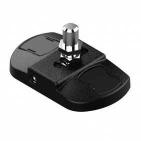 Crapaudine réglable Platimium pour bas de portail - Ø14 mm TIRARD