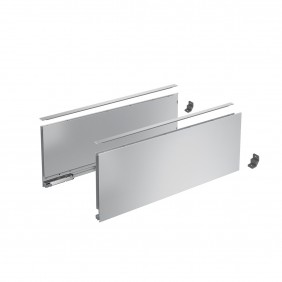Kit profils tiroir casserolier AvanTech YOU - hauteur 187 mm - argent HETTICH