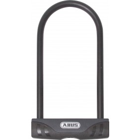 Antivol U à clé - U LOCK 8602 - portails de chantiers et cycles - noir ABUS