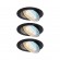 3 x Spot LED à encastrer orientable - 5W - gradable - WhiteSelect