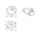 Vasque céramique à encastrer Sully SELLES