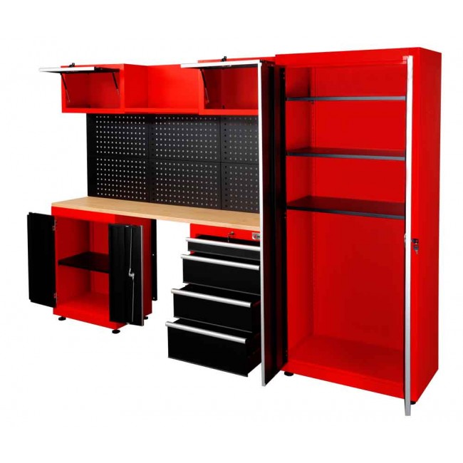 Ensemble d'armoire d'atelier - 13 pièces - Bricozor 5.jpeg HOLZMANN