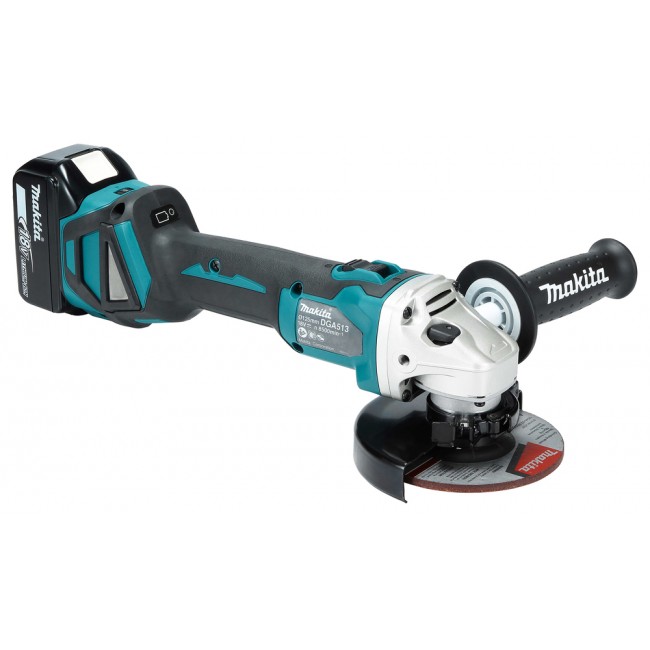 Meuleuse sans fil LXT® 18V - Ø125mm - 2 batteries 5Ah + chargeur - DGA513RTJ - Bricozor 5.jpg MAKITA