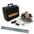 Scie circulaire 1600W Ø190 mm + rail de guidage 1,50 m - DWE576KR-QS DEWALT