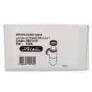 Siphon d'évier en laiton chromé brillant - réglable en hauteur NICOLL