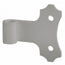 Gond à plaquer en aluminium blanc TORBEL